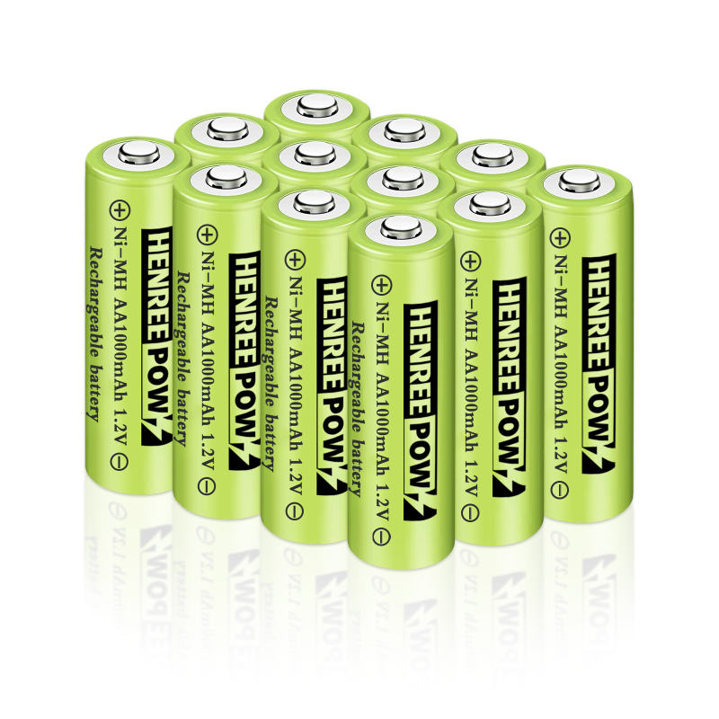 Henreepow 1,2V 600mah aa ni-mh punjive baterije