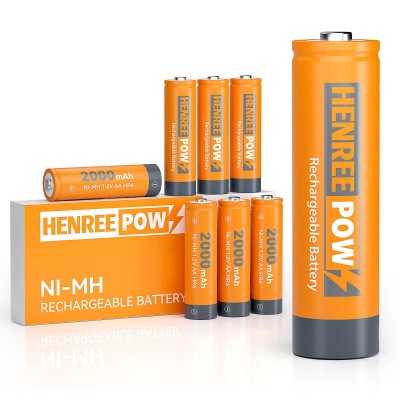 HENREEPOW AA 2000Mah 1,2V visoki kapacitet Ni-MH punjiva baterija