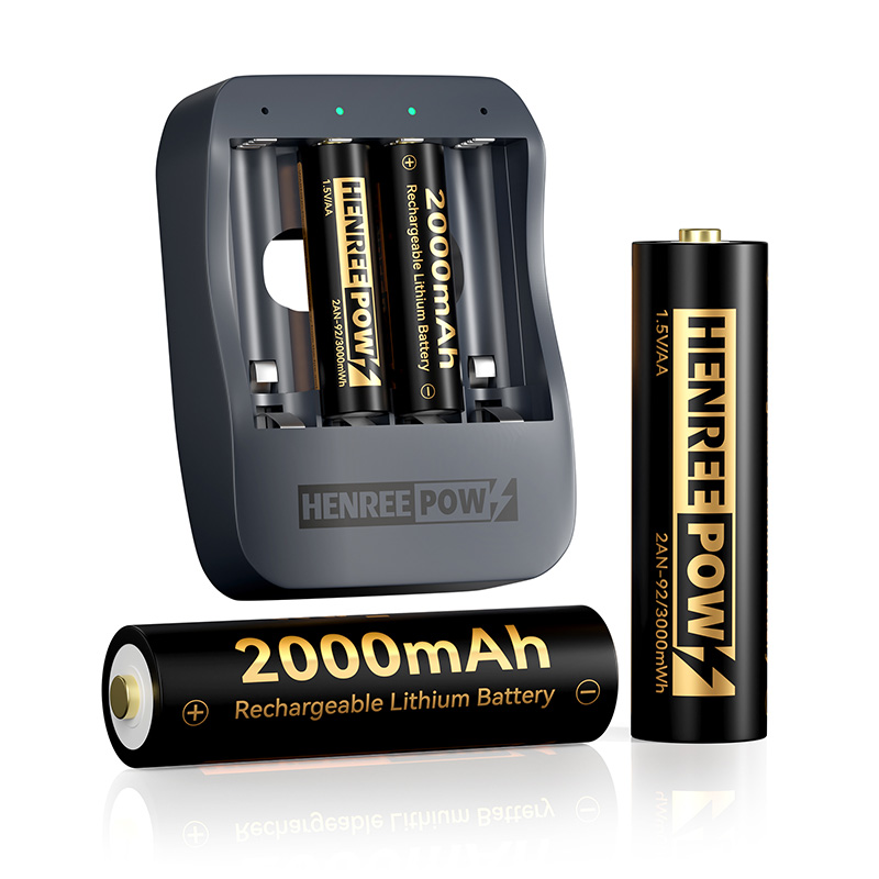 Henreepow AA 2000mah 1,5V Litijeve baterije velikog kapaciteta