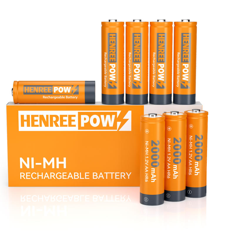 HENREEPOW AA 2000Mah 1,2V visoki kapacitet Ni-MH punjiva baterija