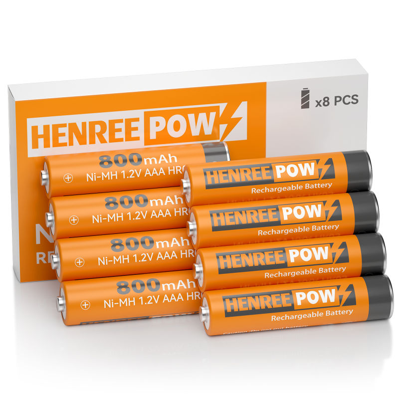 Henreepow AAA 800Mah 1,2V visoki kapacitet Ni-MH punjiva baterija